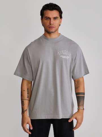 SikSilk Shirt in Grey: front