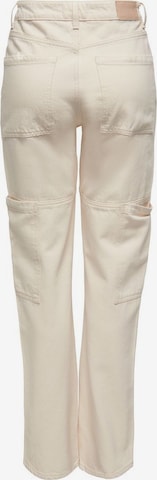 ONLY Loose fit Cargo Jeans 'Camille' in Beige