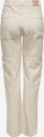 ONLY - Loosefit Pantalón vaquero cargo 'Camille' en beige