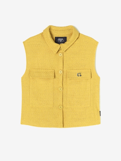 Le Temps Des Cerises Gilet 'Arley' en jaune, Vue avec produit