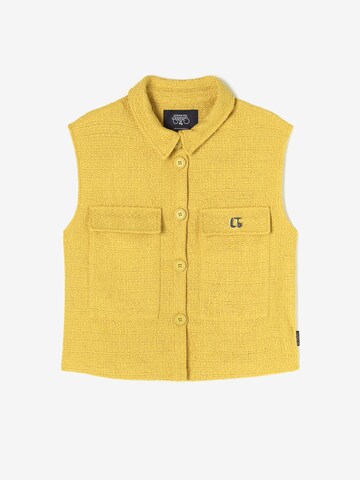 Gilet 'Arley' Le Temps Des Cerises en jaune : devant
