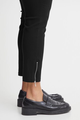 Fransa Slimfit Broek 'Zalin Pa 4' in Zwart