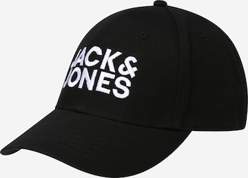 Șapcă 'GALL' de la JACK & JONES pe negru: față