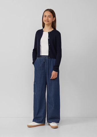 Cardigan s.Oliver en bleu : devant