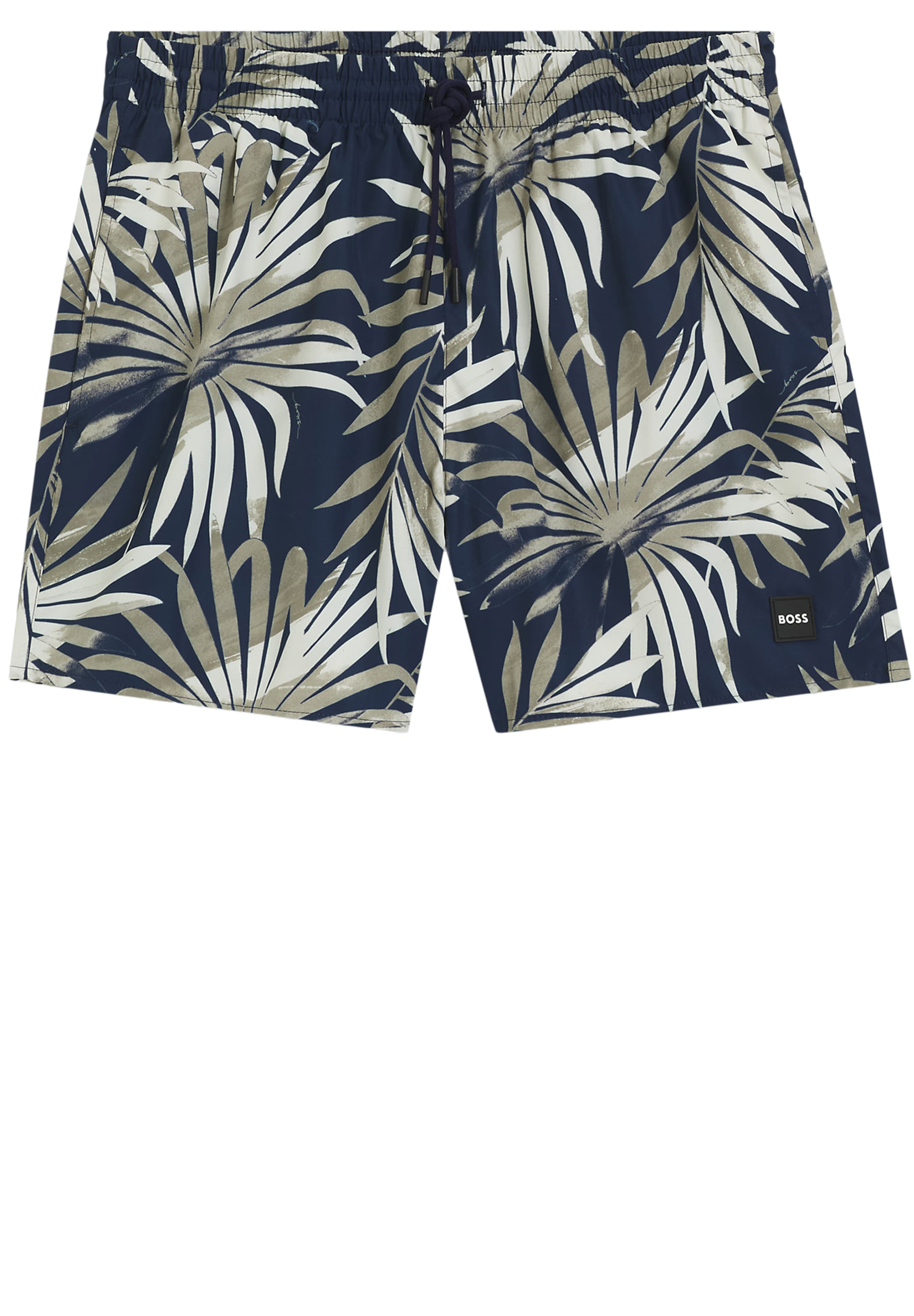 BOSS Board Shorts in Black: front