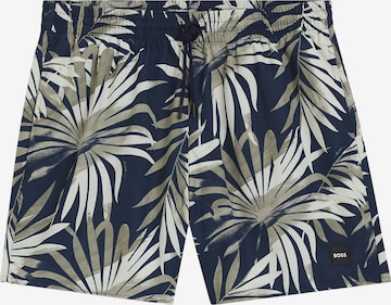 BOSS Board Shorts in Black: front