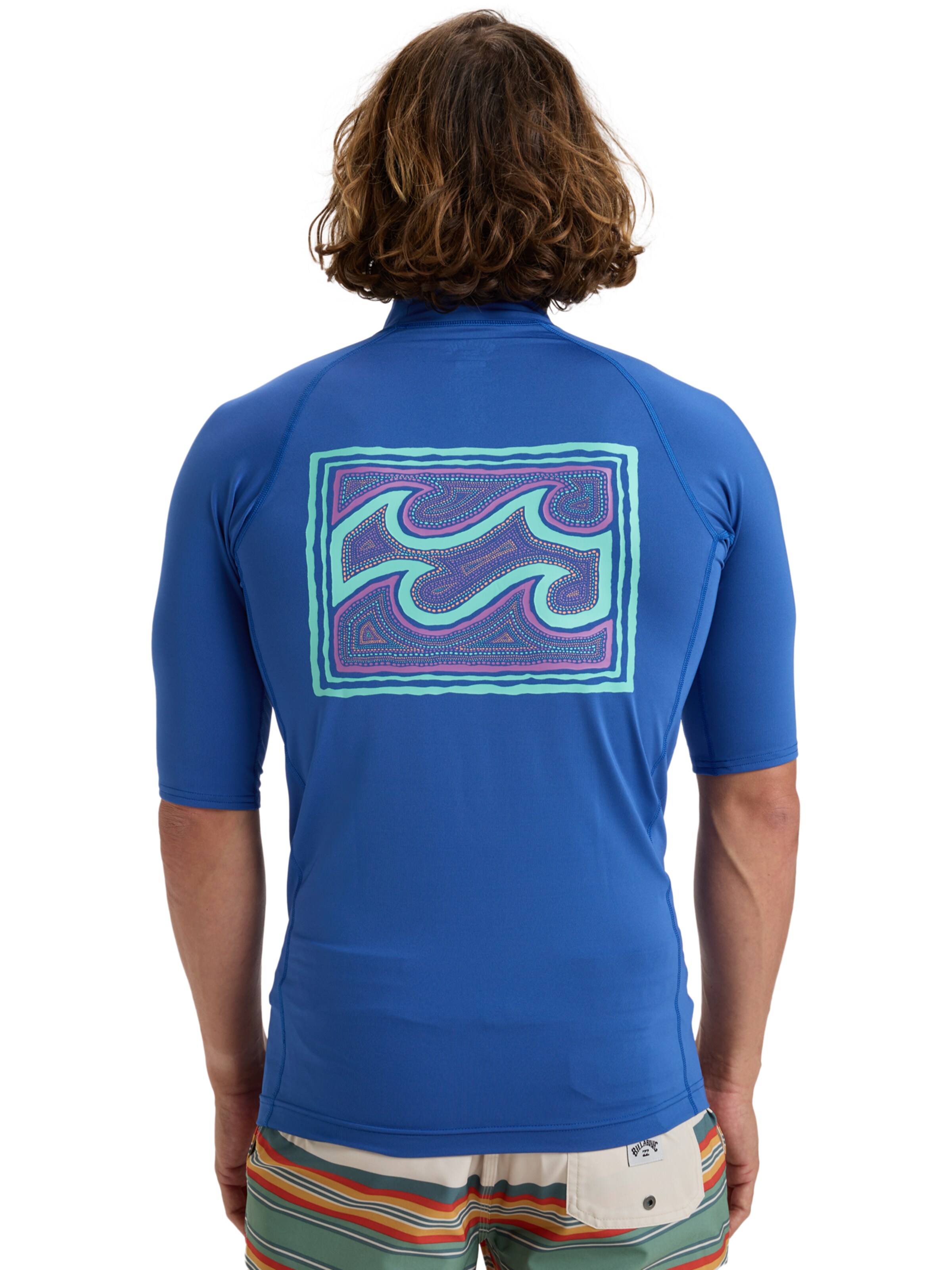 BILLABONG Functioneel shirt 'Know The Feeling' in Blauw: voorkant