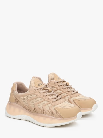 Estro Sneakers laag '7650' in Beige