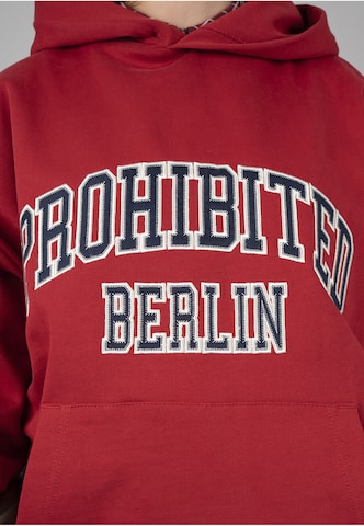 Prohibited Sweatshirt in Red