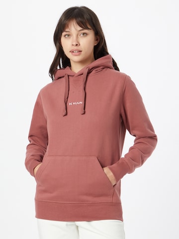 KUUNO Sport sweatshirt i röd: framsida