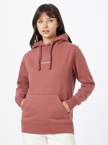 KUUNO Athletic Sweatshirt in Red: front