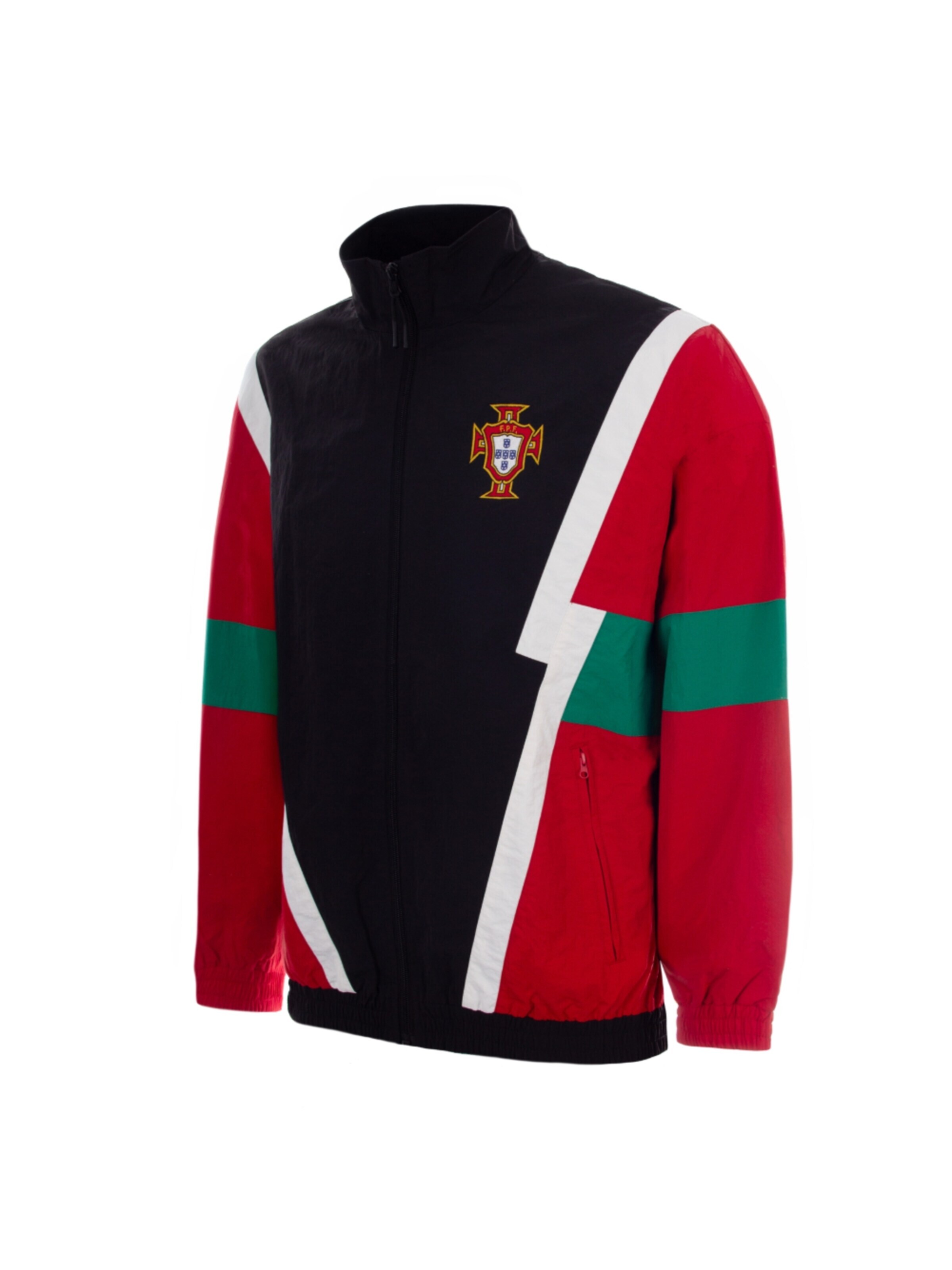 COPA FOOTBALL Sportjas 'Portugal 1990 Retro Voetbaljack' in S in de kleur Rood, Productweergave