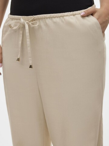 Loosefit Pantalon 'DINNA' Vero Moda Curve en beige