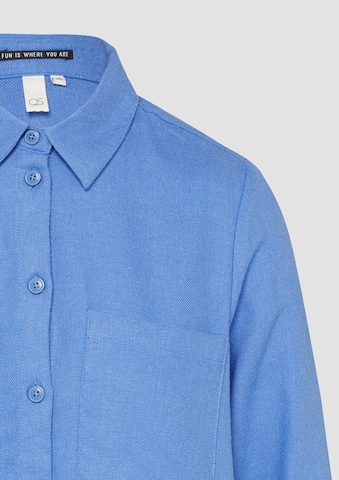 QS Bluse in Blau