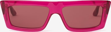 Lunettes de soleil KARL LAGERFELD JEANS en rose : devant