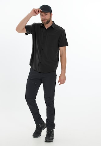 Whistler Regular fit Athletic Button Up Shirt 'Jeromy' in Black