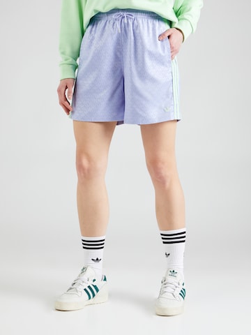 ADIDAS ORIGINALS Loosefit Broek in Lila: voorkant