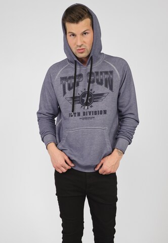 TOP GUN Sweatshirt in Blau: Vorderseite