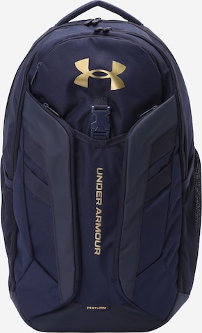 Rucsac sport 'Hustle' de la UNDER ARMOUR pe albastru: față