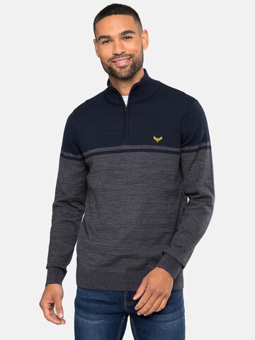 Threadbare Pullover 'Calahan' in Blau: Vorderseite