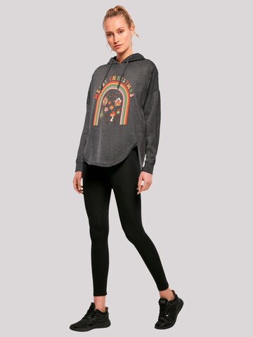 F4NT4STIC Trui 'Merry Christmas Cozy Vibes' in Grijs