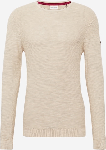 Pull-over No Excess en beige : devant