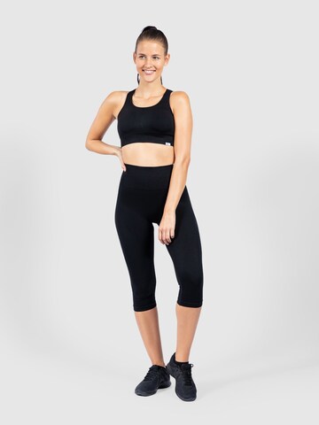 Skinny Pantalon de sport 'Bloom' Smilodox en noir