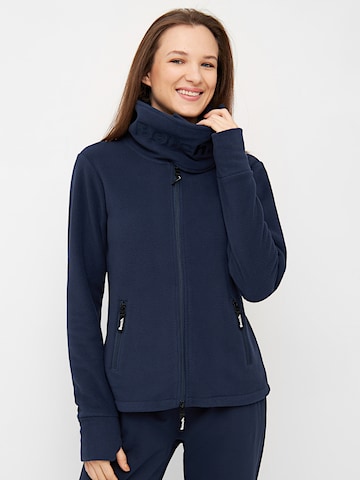 BENCH Fleecejacke 'Funnel'‌‌‌‌‌‌‌ in Blau