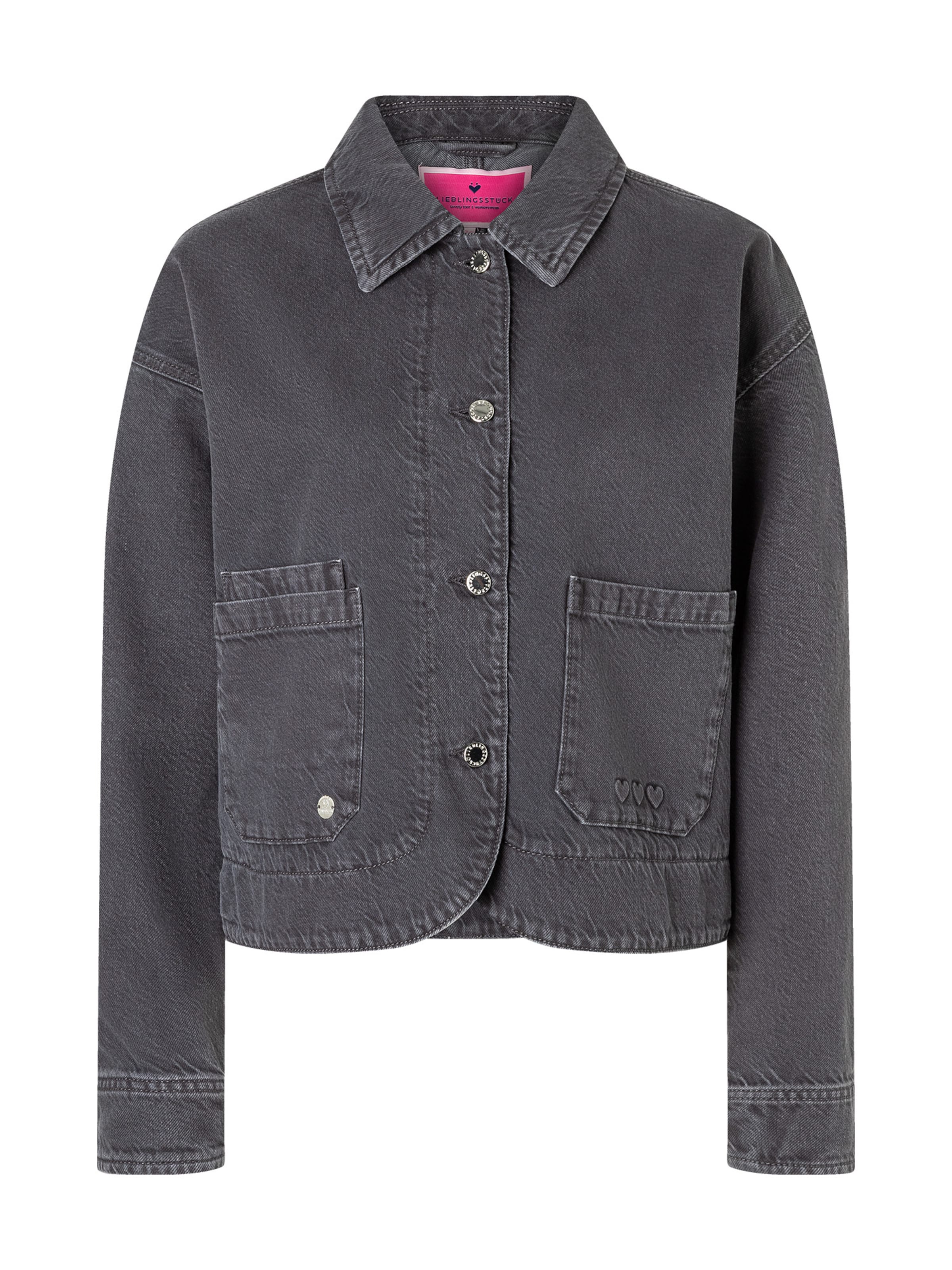 Veste mi-saison 'ChelseyL' LIEBLINGSSTÜCK en gris : devant