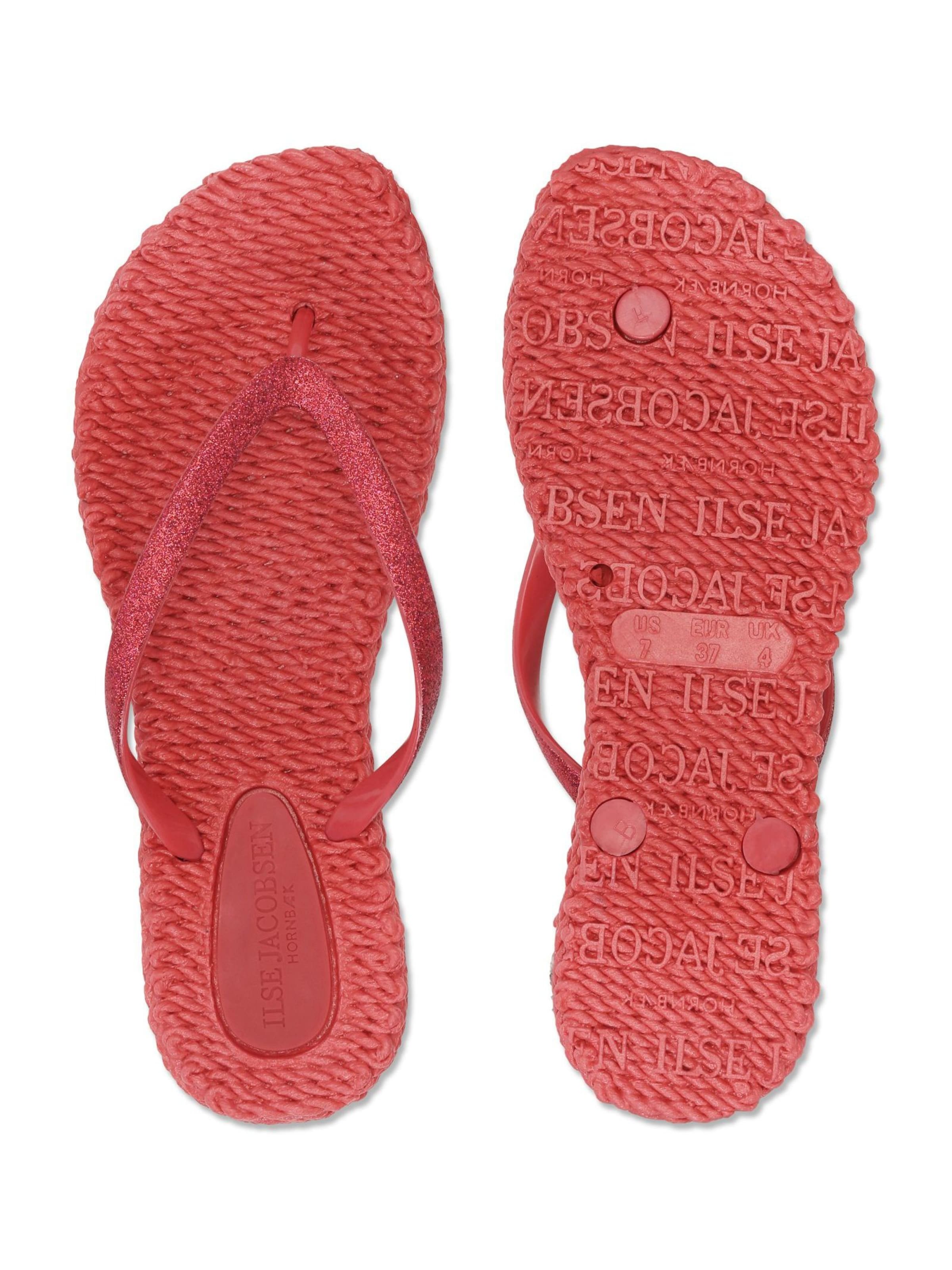 ILSE JACOBSEN Klipklappere 'Cheerful01' i rød