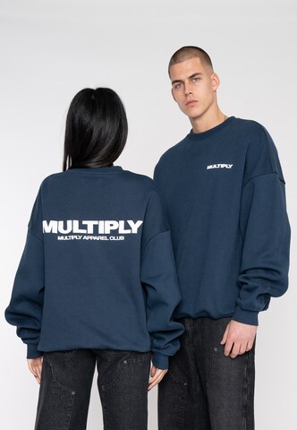 Multiply Apparel Μπλούζα φούτερ σε μπλε