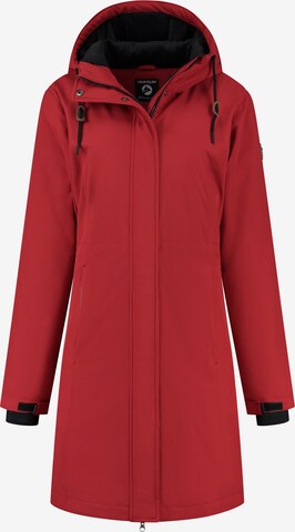 Travelin Winter Jacket 'Erla' in Red: front