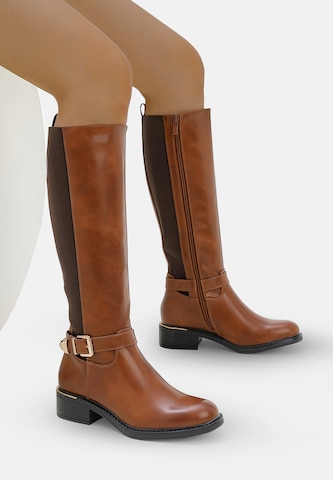 Elara Støvler i brun: forside