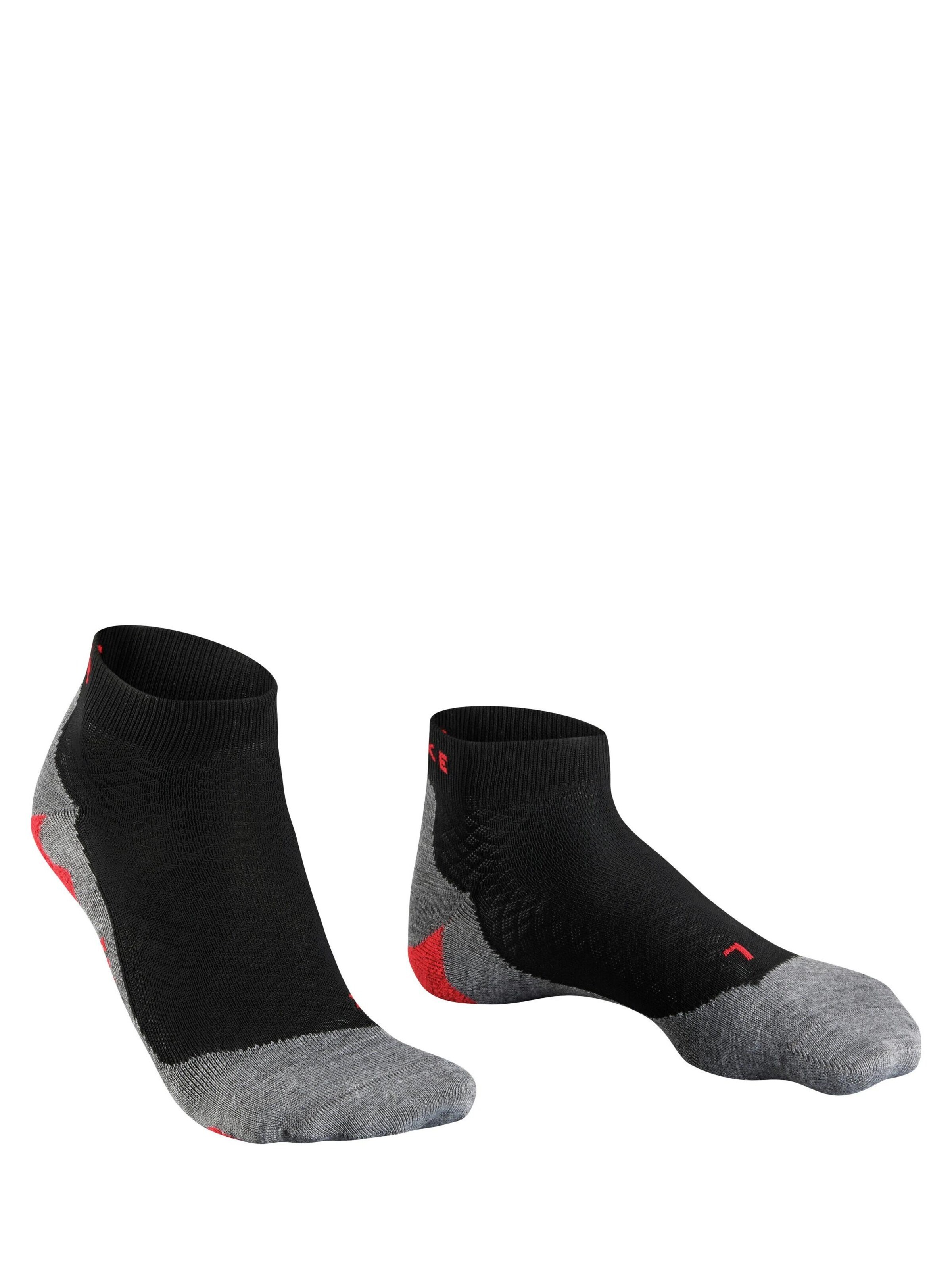 FALKE Athletic Socks 'RU5 Race Short' in Black