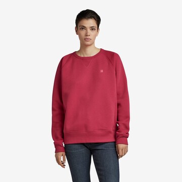 G-Star RAW Sweatshirt in Roze: voorkant