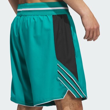 ADIDAS PERFORMANCE Loosefit Sportshorts 'Crazy Lite' in Grün