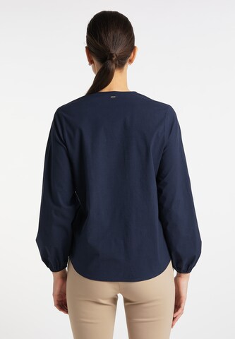 DreiMaster Klassik Blouse 'Colina' in Blauw