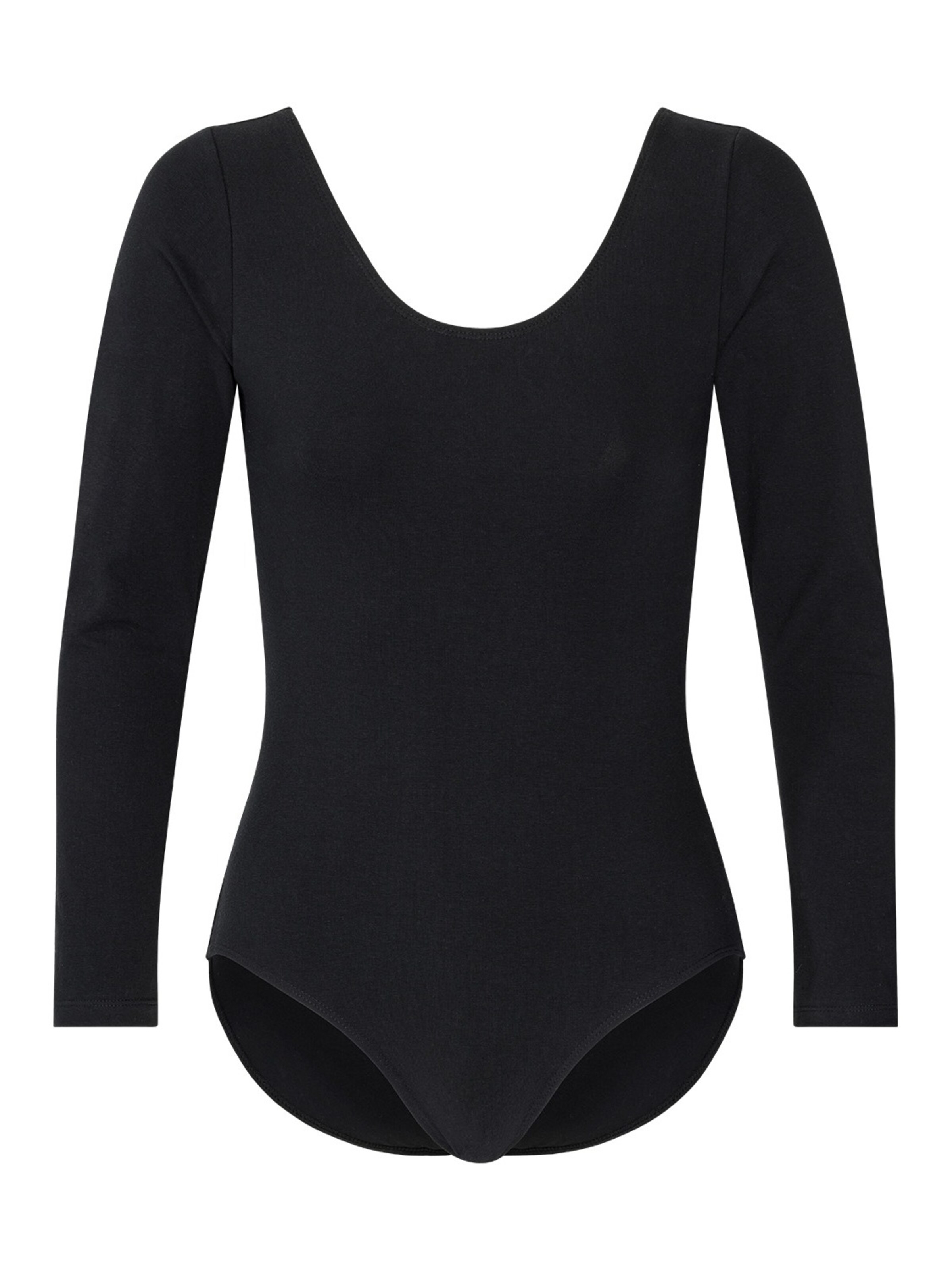 Tanzmuster Sportbody 'Branda'‌‌‌‌‌‌‌‌ in Schwarz: Vorderseite