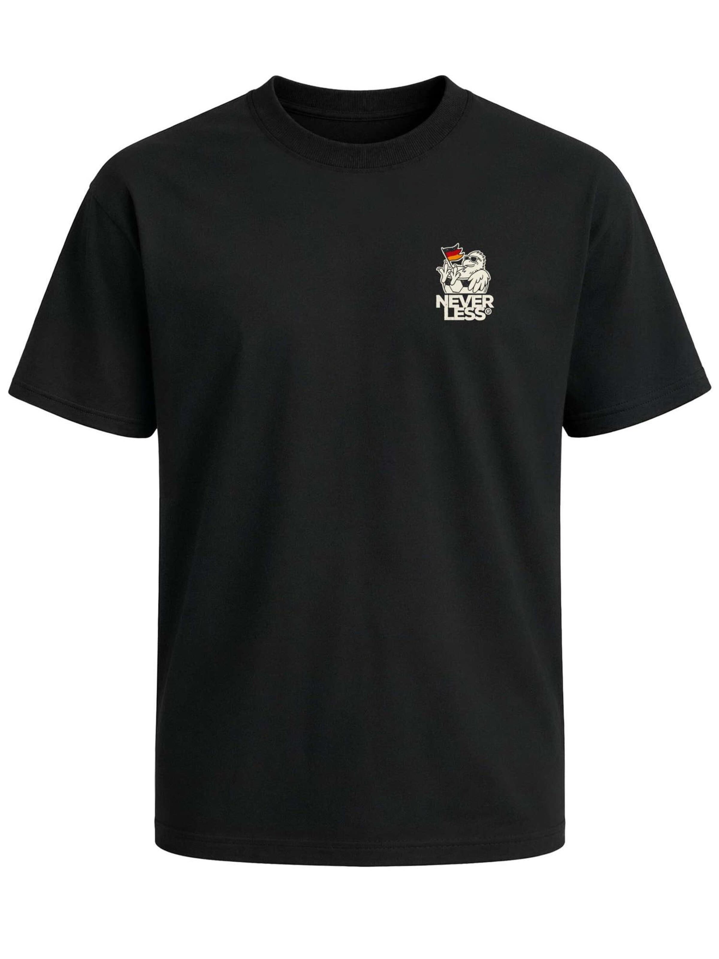 Neverless Shirt 'Public Viewing Champion' in Black: front