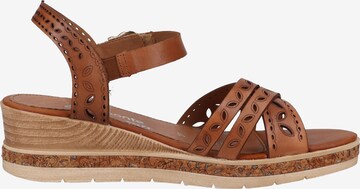 REMONTE Strap Sandals in Brown