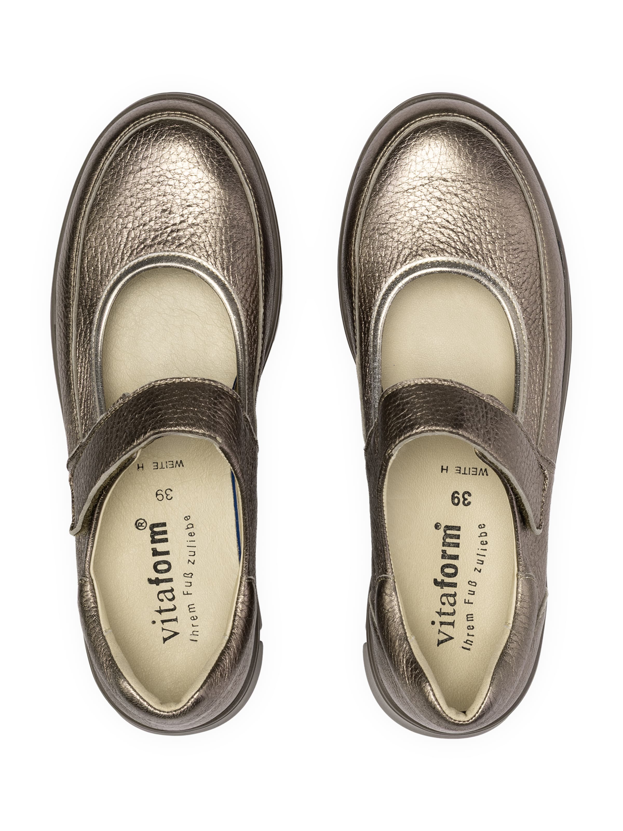 Ballerines VITAFORM en or