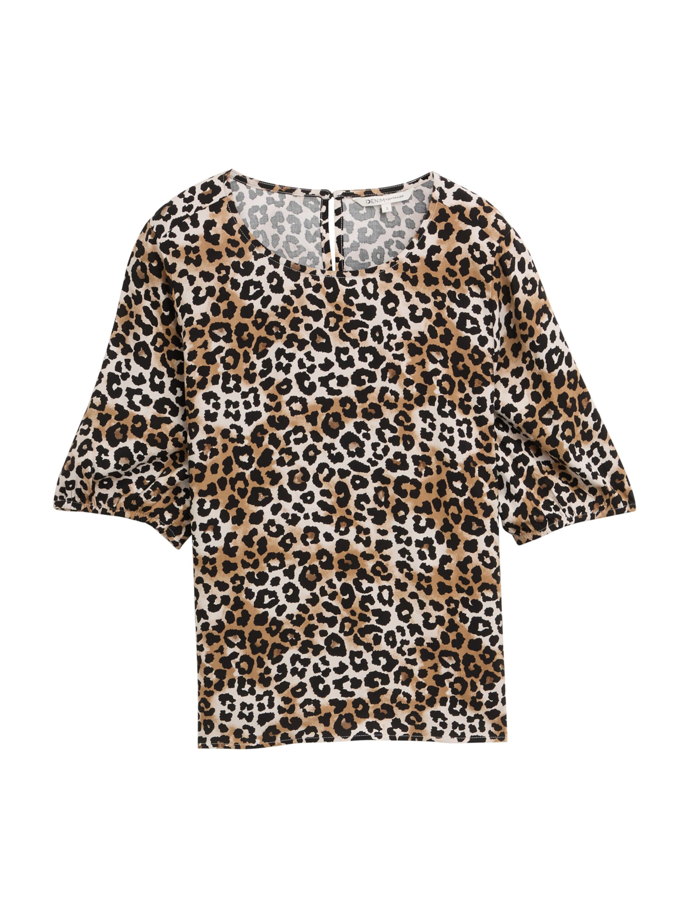 TOM TAILOR DENIM Blouse in Brown: front