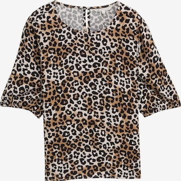 TOM TAILOR DENIM Pusero värissä ruskea: etupuoli