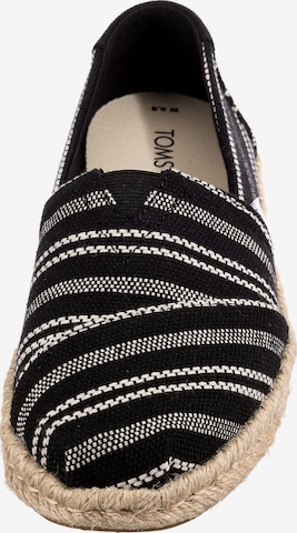 melns TOMS Espadrillas 'ALPARGATA ROPE'