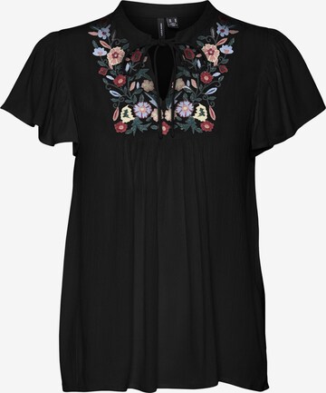 VERO MODA Top 'SINA' in Black: front