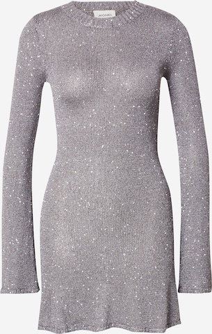 Rochie tricotat de la Monki pe gri: față