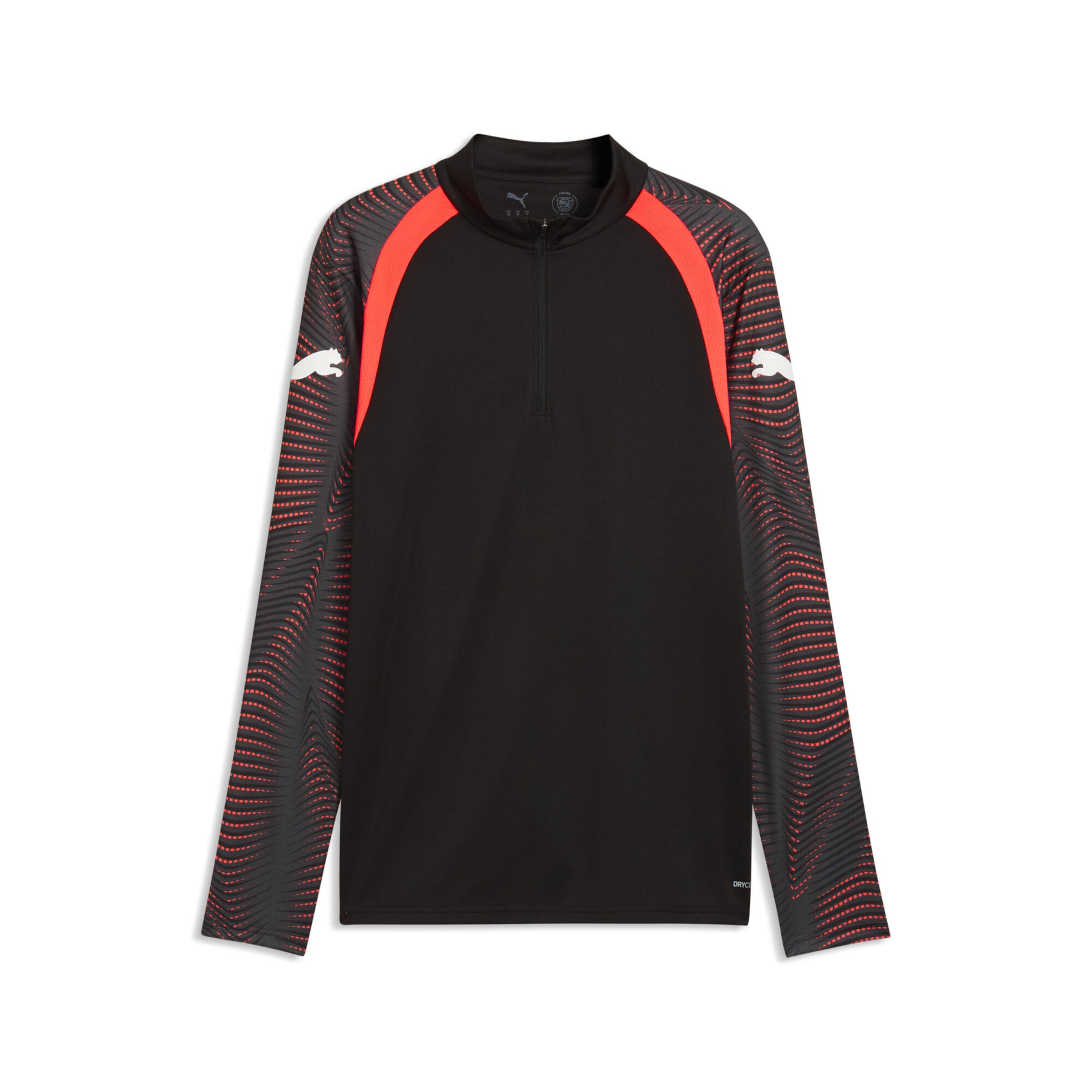 PUMA Funktionsshirt 'Individual Final' in Schwarz: Vorderseite