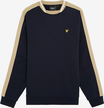 Sweat-shirt Lyle & Scott en bleu : devant