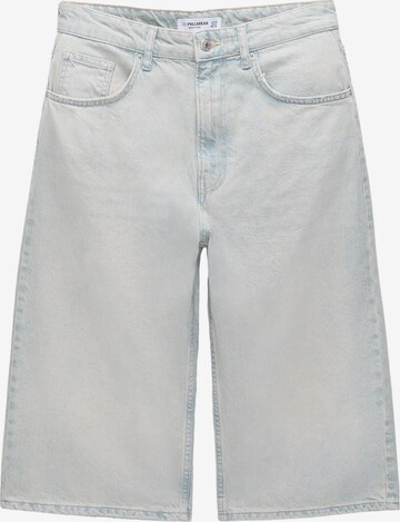 Pull&Bear Regular Jeans in Blauw: voorkant