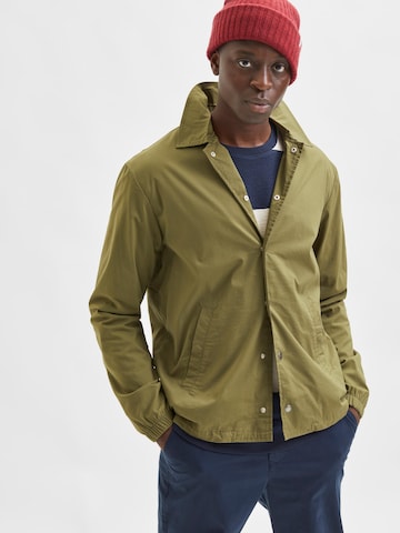 SELECTED HOMME Демисезонная куртка 'Skye' в Зеленый